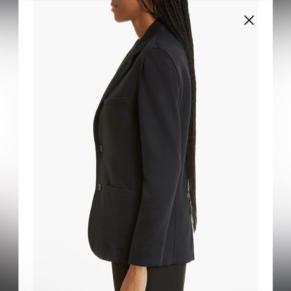 NWT ATM Black Relaxed Blazer Size 4 - Picture 10 of 14